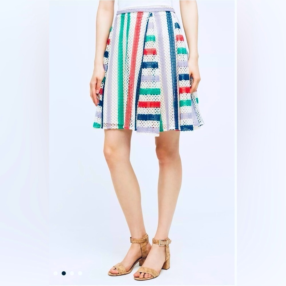 Anthropologie Multicolor Striped Skirt
